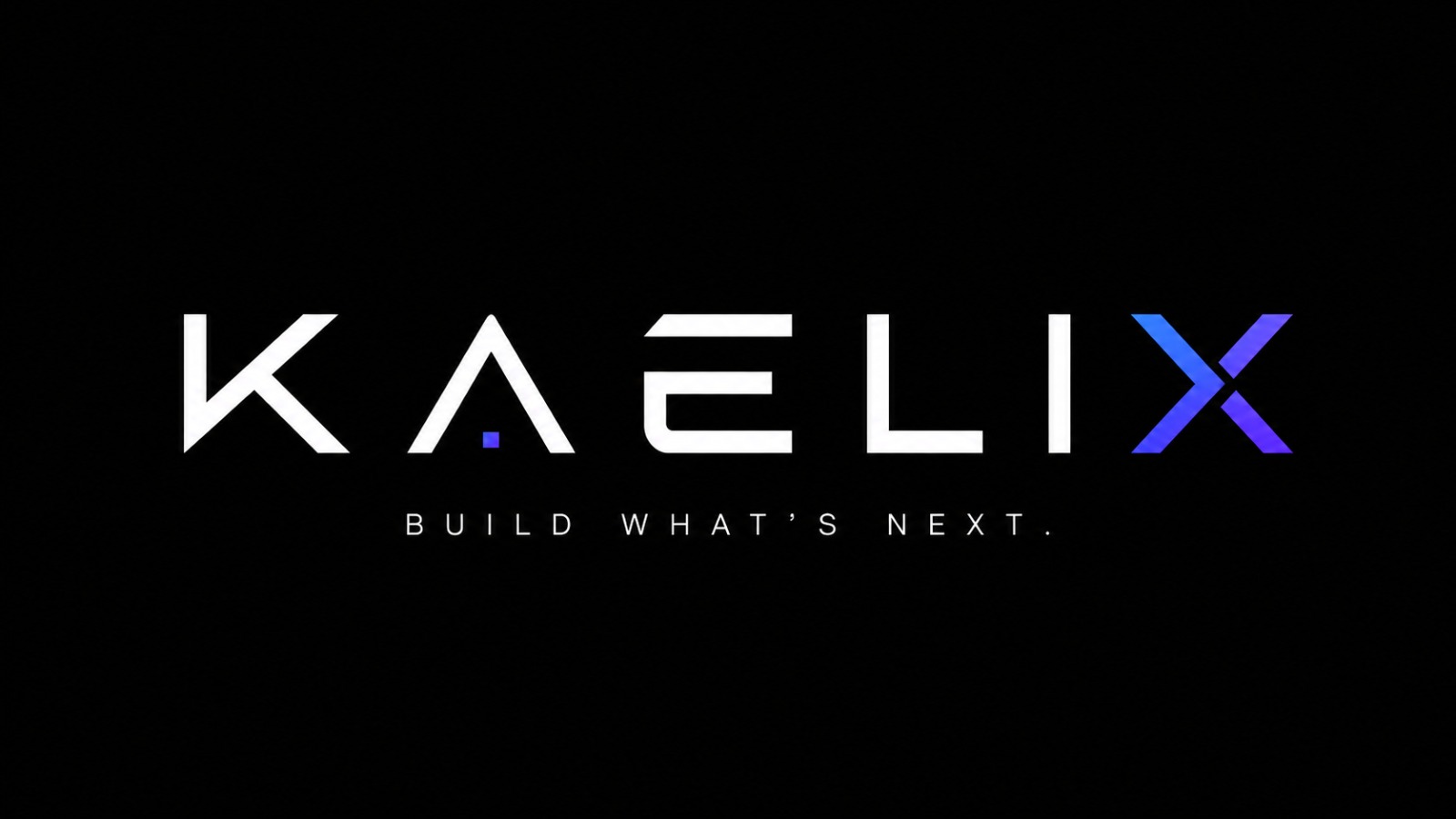 Logo KAELIX — Build what's next.