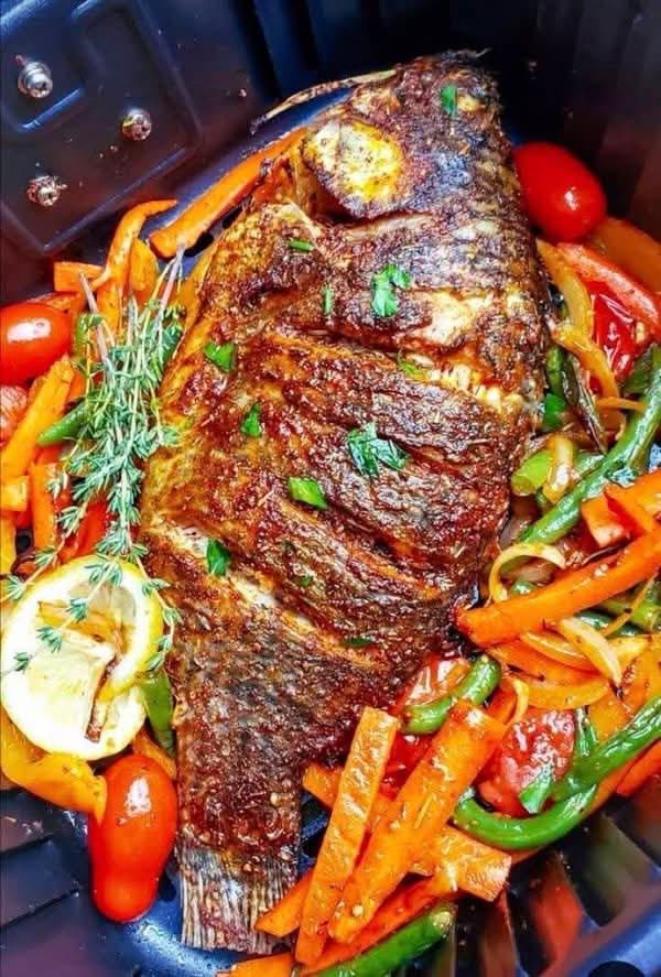 Poisson braisé du projet La Saladerie de Claudia